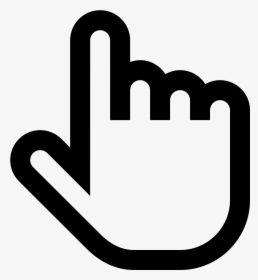 Hyperlink Hand Icon Png Download - Finger Pointer Icon Png, Transparent Png, Free Download