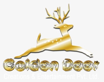Dear Clipart Golden Deer - Reindeer, HD Png Download, Free Download