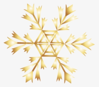 Snowflake Download Computer File - Golden Snowflake Transparent Background, HD Png Download, Free Download
