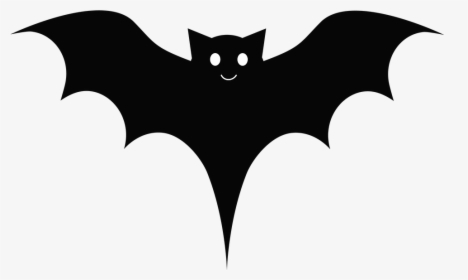 Bat, Black, Cute, Cartoon, Wings - Emblem, HD Png Download, Free Download