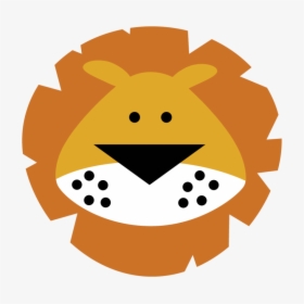 Cute Lion Head - Cartoon Lion Head Clip Art, HD Png Download, Free Download