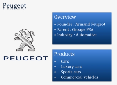 Overview Logo Of Peugeot - Peugeot 2010, HD Png Download, Free Download