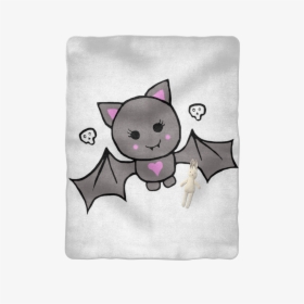Cute Bat Baby Blanket - Cartoon, HD Png Download, Free Download