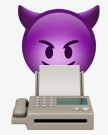 Sad Purple Devil Emoji, HD Png Download, Free Download