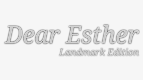 Dear Esther Logo, HD Png Download, Free Download