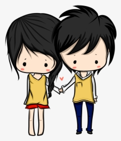 Anime Png Images Transparent Free Download Pngmart - Girl And Boy Drawing Chibi, Png Download, Free Download