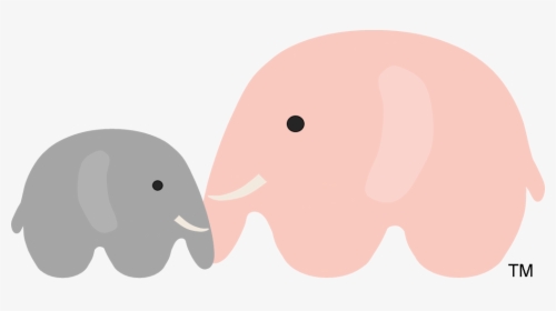 Baby And Mom Elephant Png, Transparent Png, Free Download