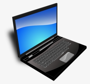Laptop Black Blue Vector Graphic Pixabay - Laptop Transparent Background, HD Png Download, Free Download