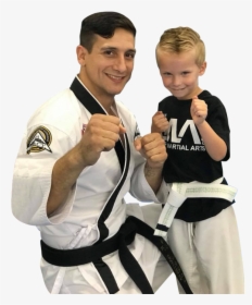 Kevin Bautista With Student - Karate, HD Png Download, Free Download