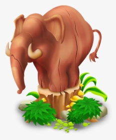 Image Wooden Elephant Png - Indian Elephant, Transparent Png, Free Download