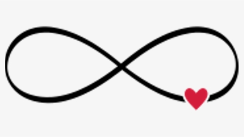 Love Infinite Truelove - Infinity With Heart Png, Transparent Png, Free Download