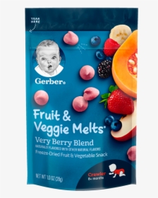 Very Berry Blend - Gerber Fruit And Veggie Melts, HD Png Download, Free Download