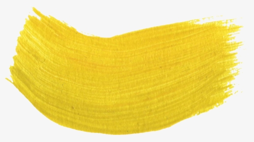 Yellow Paint Brush Stroke, HD Png Download, Free Download