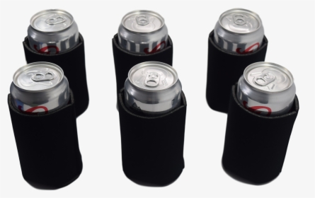 Qualityperfection 4 Black Party Drink Blank Can Coolers - Soft Drink, HD Png Download, Free Download