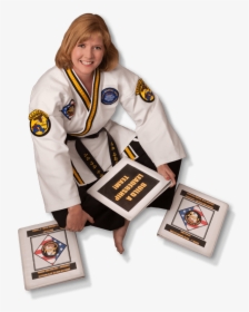 Master Amanda Olsen Sitting - Taekwondo, HD Png Download, Free Download