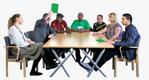People Sitting At A Table Png - People Meeting Room Png, Transparent Png, Free Download