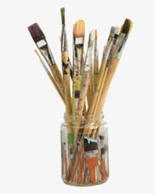Aesthetic Paint Brushes Png, Transparent Png, Free Download