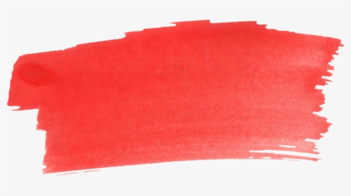37 Red Watercolor Brush Stroke Png Transparent Vol - Paint Brush Stroke Png, Png Download, Free Download