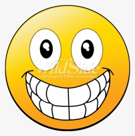 Emoji Big Smile - Big Smile With Teeth, HD Png Download, Free Download