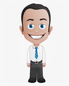 Businessman Clipart Male Character - Animated Man Clip Art, HD Png Download, Free Download