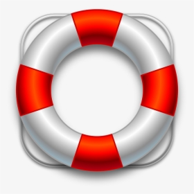 Floating Ring, Belt, Help, Lifesaver, Red, White - Lifesaver Clipart, HD Png Download, Free Download