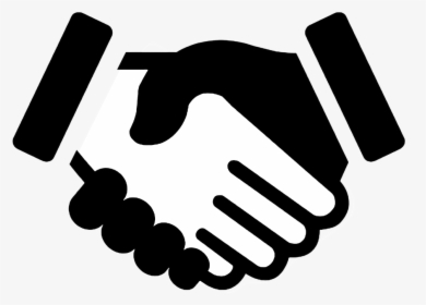 Computer Icon Handshake Business - Hand Shake Blue Icon, HD Png Download, Free Download
