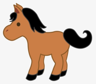 Cute Baby Kid Clip - Cute Horse Clip Art, HD Png Download, Free Download