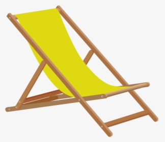 Table Chair Beach Furniture Chaise Longue - Deck Chair Clip Art, HD Png Download, Free Download