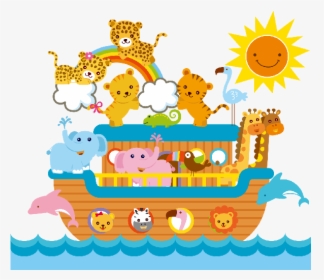 Noah's Ark Animals Cartoon, HD Png Download, Free Download