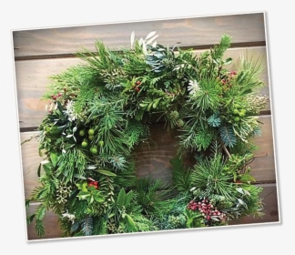 Image Of A Holiday Wreath - Wreath, HD Png Download, Free Download