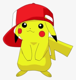 Dab Transparent Pikachu - Pikachu With Red Hat, HD Png Download, Free Download