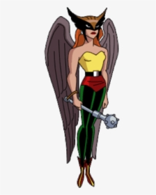 Justice League Girl With Wings - Justice League Action Hawkgirl, HD Png Download, Free Download