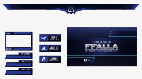 Ffalla Twitch Overlay - Parallel, HD Png Download, Free Download