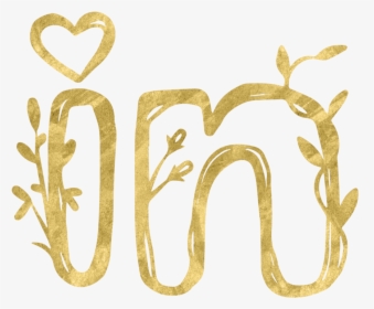 Hand Drawn Social Media Gold - Calligraphy, HD Png Download, Free Download