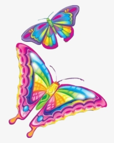 #lisafrank #bight #colorful #beautiful #butterflies - Transparent Lisa Frank Sticker, HD Png Download, Free Download