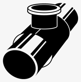 Pipeline Tapping Icon - Pipeline Picture Black And White, HD Png Download, Free Download
