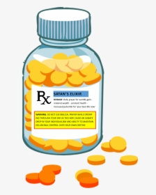 Measures Of Packaging Medications , Png Download - Pill Bottle, Transparent Png, Free Download