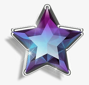 #star #gem #jewel #crystal #purple #blue #sparkle #cute - Star Gem Png, Transparent Png, Free Download