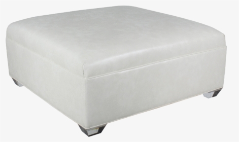 2042 Square Ottoman With Plain Top/ Acrylic Leg - Stool, HD Png Download, Free Download