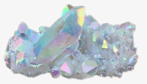#crystal #aesthetic #tumblr #colorful #holographic - Aesthetic Crystal Transparent, HD Png Download, Free Download