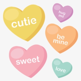 #valentines #candy #hearts #sweethearts #freetoedit - Valentines Day Candy Hearts Png, Transparent Png, Free Download