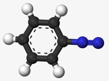 Benzenediazonium 3d Balls - Oxalate Ions In Guava, HD Png Download, Free Download