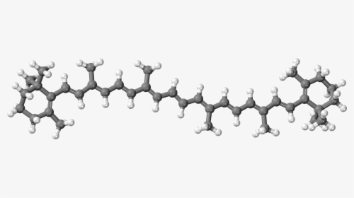 Beta Carotene 3d Balls - Carotene Molecule, HD Png Download, Free Download