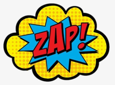 #zap #exclamation #exclamação #sound #som #soundbubble - Transparent Background Superhero Clipart, HD Png Download, Free Download