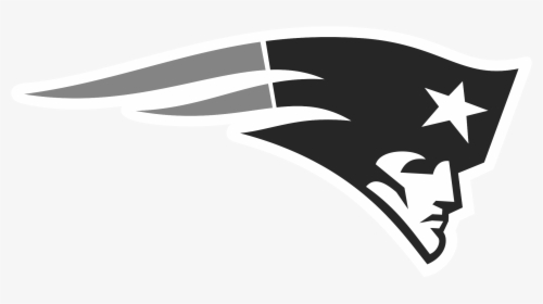 New England Patriots Logo Black And White - New England Patriots Logo, HD Png Download, Free Download