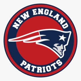 New England Patriots Circle Logo Vinyl Decal / Sticker - New England Patriots Circle Logo, HD Png Download, Free Download