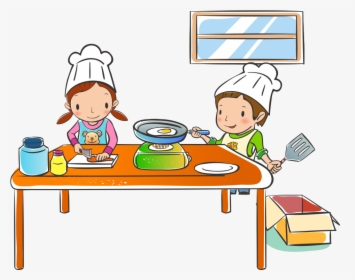 Transparent Kids In The Kitchen Clipart - Industrias Alimentarias Dibujos Animados, HD Png Download, Free Download