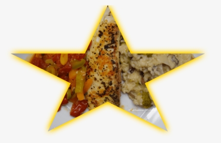 Star Over A Food Plate To Represent Conquering The - Triangle, HD Png Download, Free Download