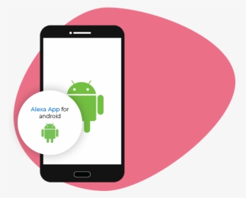 Alexa App For Android - Png Mobile Android Vector, Transparent Png, Free Download