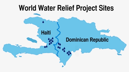Clean Water In Haiti Map, HD Png Download, Free Download
